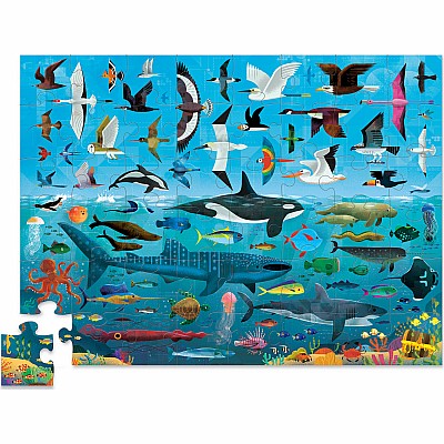 48-pc Above & Below Puzzle - Sea and Sky