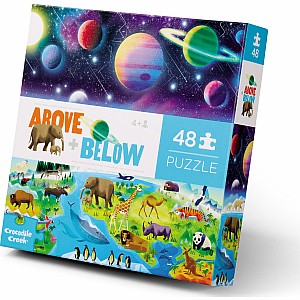 48-pc Above & Below Puzzle - Earth & Space