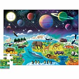 48-pc Above & Below Puzzle - Earth & Space 