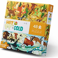   48 pc Opposites Puzzle Hot & Cold 