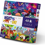 48 pc Opposites Puzzle Night & Day
