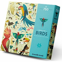 Crocodile Creek "World of Birds" (750 Pc Puzzle)