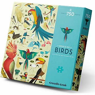 750-pc Puzzle - World of - Birds