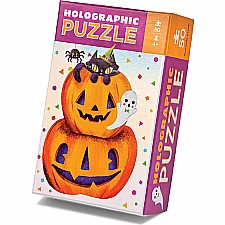 50 Pc Holographic - Pumpkin