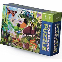 50 Pc Holographic - Backyard Bugs