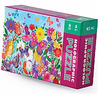 50 Pc HoloPuzzle - Butterfly Garden