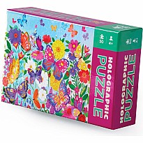 50 Pc HoloPuzzle - Butterfly Garden