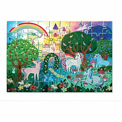 Crocodile Creek "Sparkling Unicorn" (60 pc Foil Puzzle)