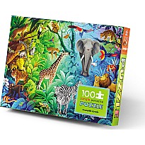 100 Pc Holographic - Jungle Paradise