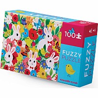 100-Piece Fuzzy Puzzle - Bunny