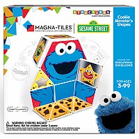 Magna-tiles Structures Sesame Street Cookie Monster Shapes