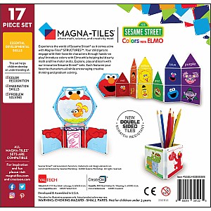 Magna-tiles Structures Sesame Street Colors with Elmo