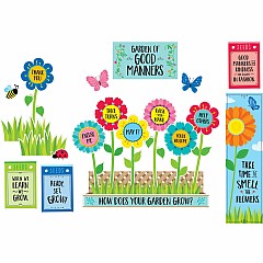 Garden Of Good Manners Mini Bulletin Board