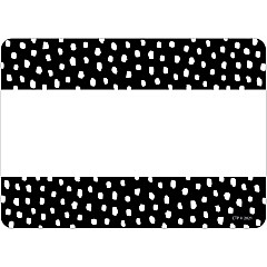 Messy Dots On Black (Core Decor) Label