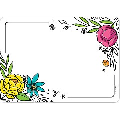 Doodly Blooms (Bright Blooms) Label
