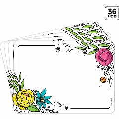 Doodly Blooms (Bright Blooms) Label