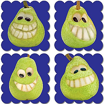 Photo Fruit Scratch 'n Sniff Stickers Pear