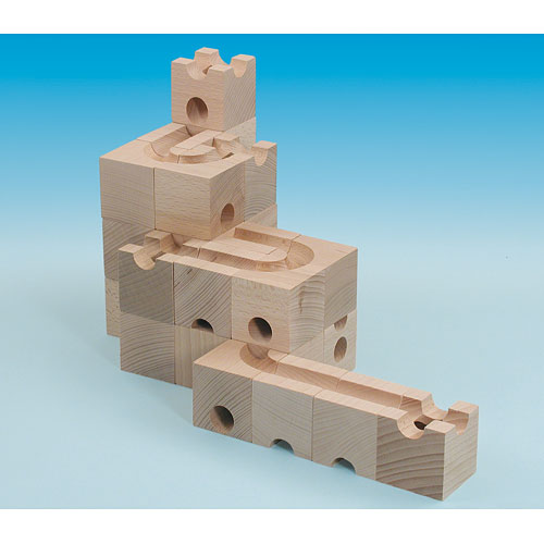 DEMO-SITE - Cuboro Basis Block-and-marble Run Toy 30 Piece Set