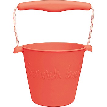 Scrunch Sand Bucket: Coral