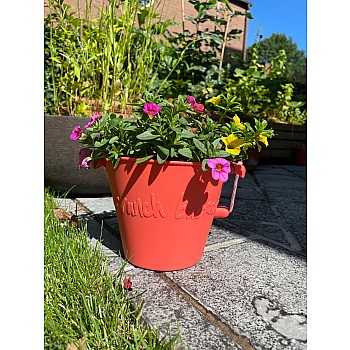 Scrunch Sand Bucket: Coral