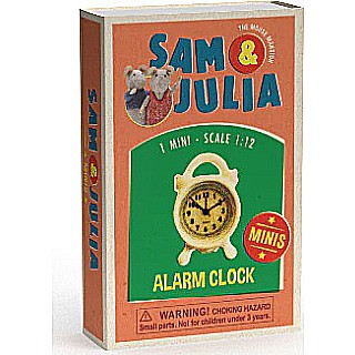 Sam and Julia Mini Matchbox Alarm Clock