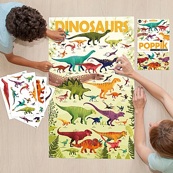 Dinosaurs Sticker Poster