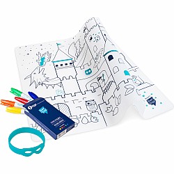 DAM Wildlife Coloring Mat, Castle