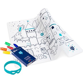 DAM Wildlife Coloring Mat, Castle