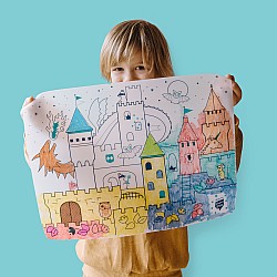 DAM Wildlife Coloring Mat, Castle