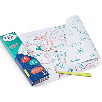 Super Petit Learn And Play - My First World Map
