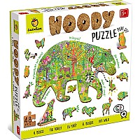   48 pc Woody Puzzle - Forest