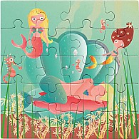   20 pc Magnetic Puzzle Book Mermaid