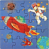   20 pc Magnetic Puzzle Book Space