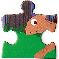   20 pc Magnetic Puzzle Book Forest