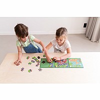   20 pc Magnetic Puzzle Book Forest