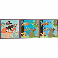   20 pc Magnetic Puzzle Book To Go - Dragons