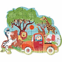 Contour Puzzle - Safari