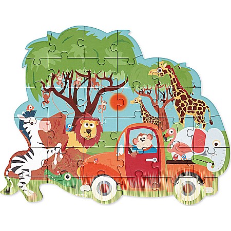 Contour Puzzle - Safari