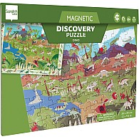 80 pc Magnetic Puzzle - Discovery Game - Dino