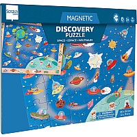   30 pc Magnetic Puzzle - Discovery Game - Space