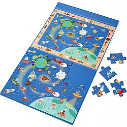 Scratch "Discovery Game and Puzzle: Space" (30 pc Magnetic Puzzle)