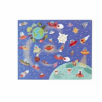   30 pc Magnetic Puzzle - Discovery Game - Space