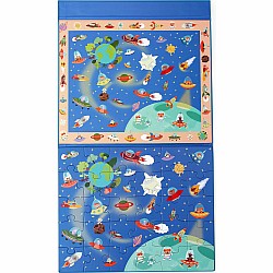 Scratch "Discovery Game and Puzzle: Space" (30 pc Magnetic Puzzle)