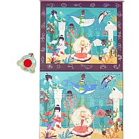   30 pc Magnetic Puzzle - Mystery Game - Mermaid
