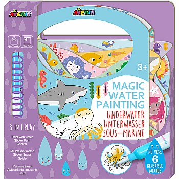 Magic Water Painting Book, Under Water