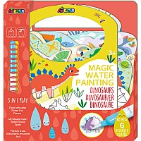 Magic Water Painting - Book - Dinosaurs