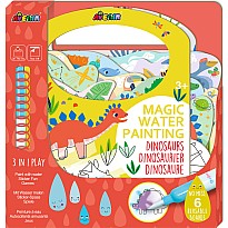 Magic Water Painting - Book - Dinosaurs