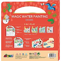 Magic Water Painting - Book - Dinosaurs