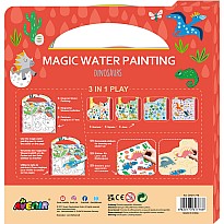 Magic Water Painting - Book - Dinosaurs