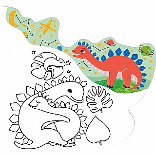 Magic Water Painting - Book - Dinosaurs